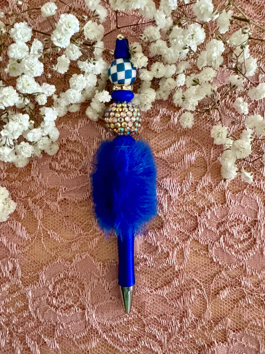 Floofy Blue Pen