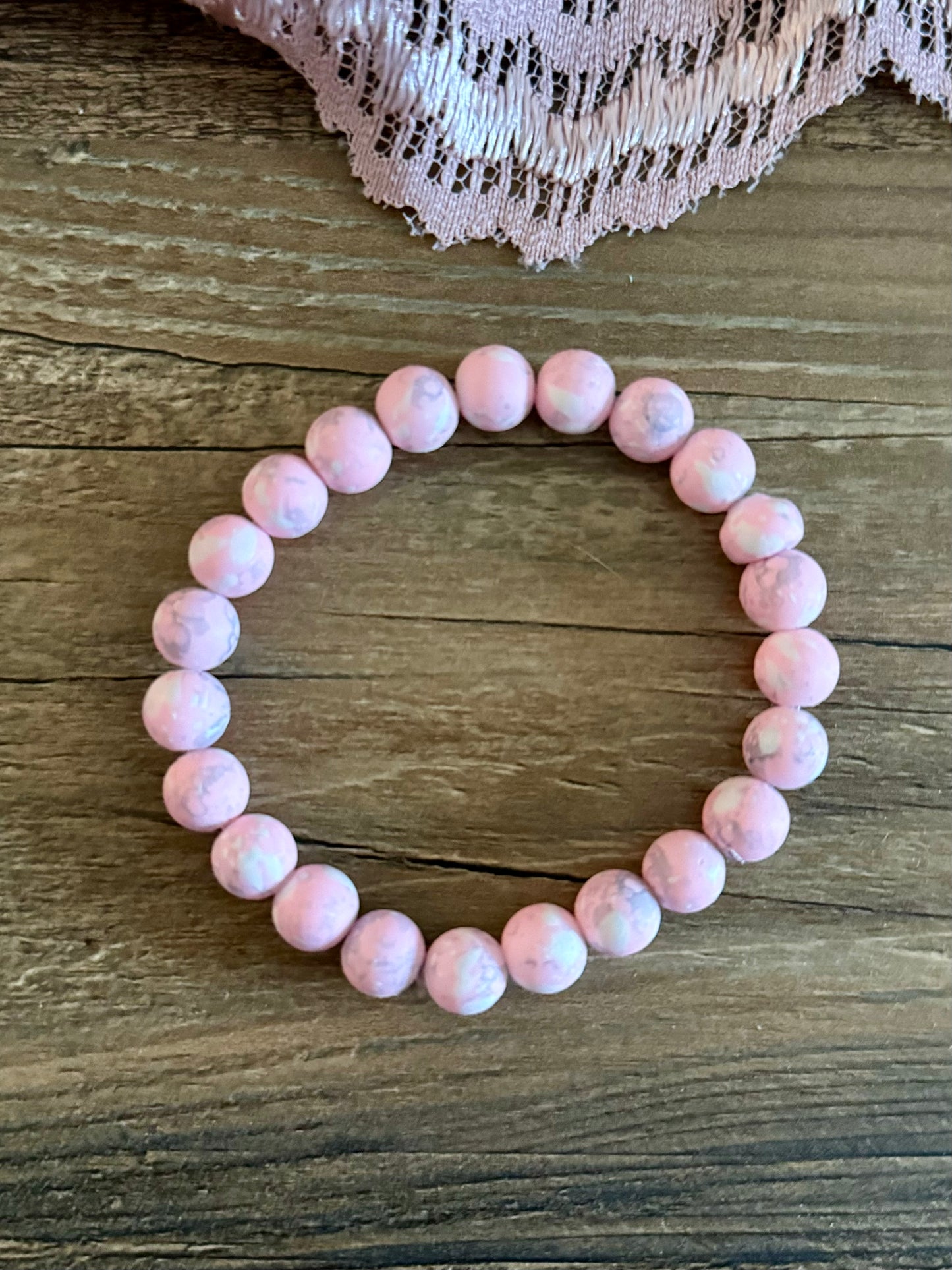 Light Pink Stone Bracelet