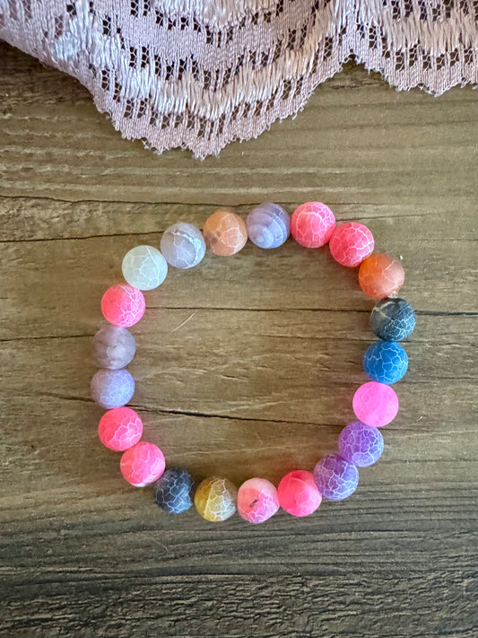 Bright Stone Beaded Bracelet