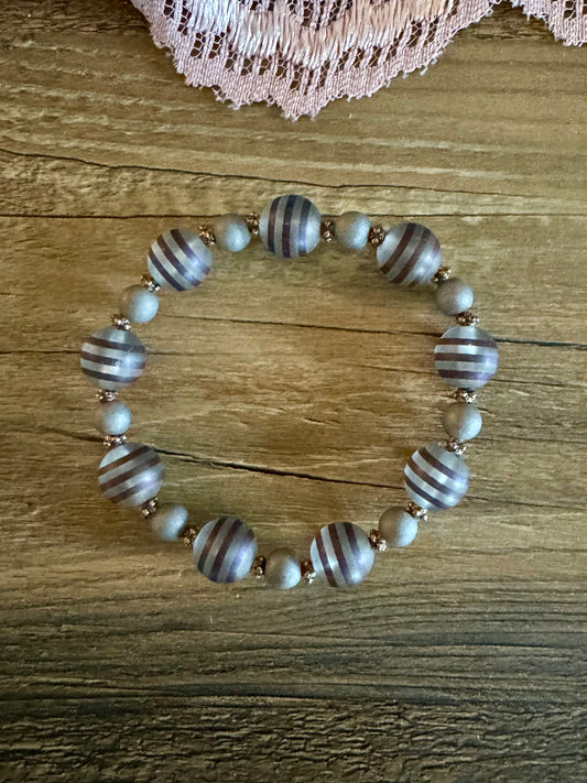 Purple Stripe Bracelet